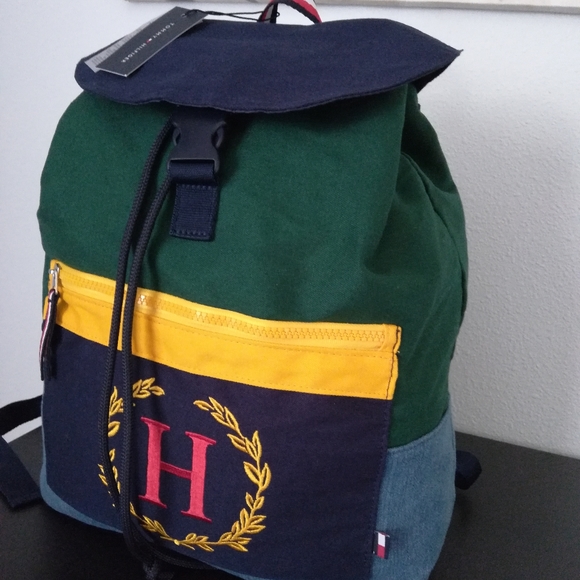 tommy hilfiger drawstring backpack